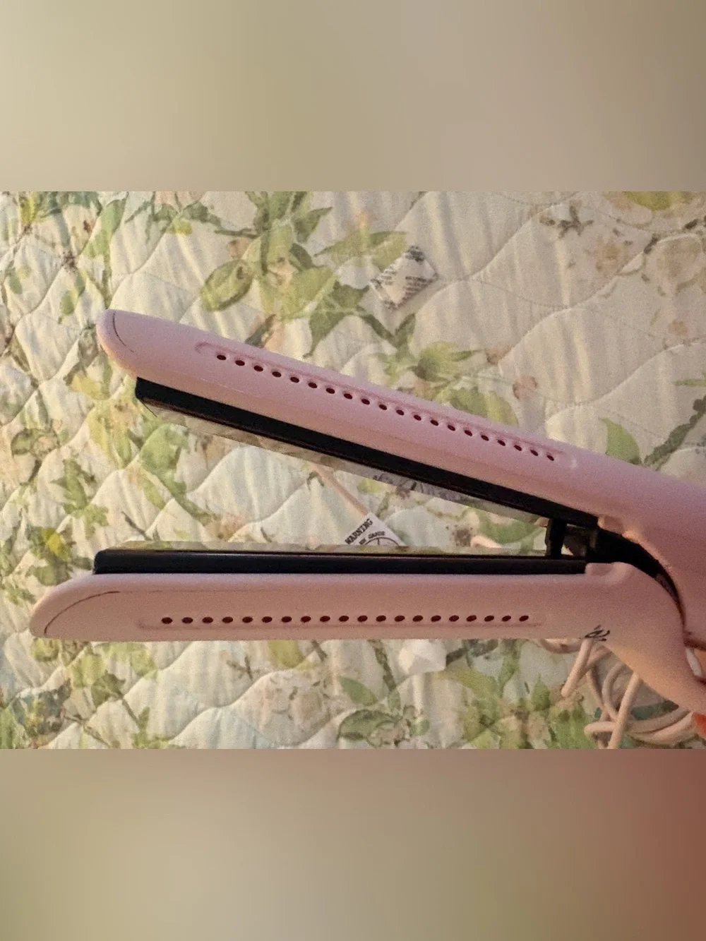 L'ange Le Duo 360 Airflow Styler Standard Size Pink Flat Iron Hair Curling